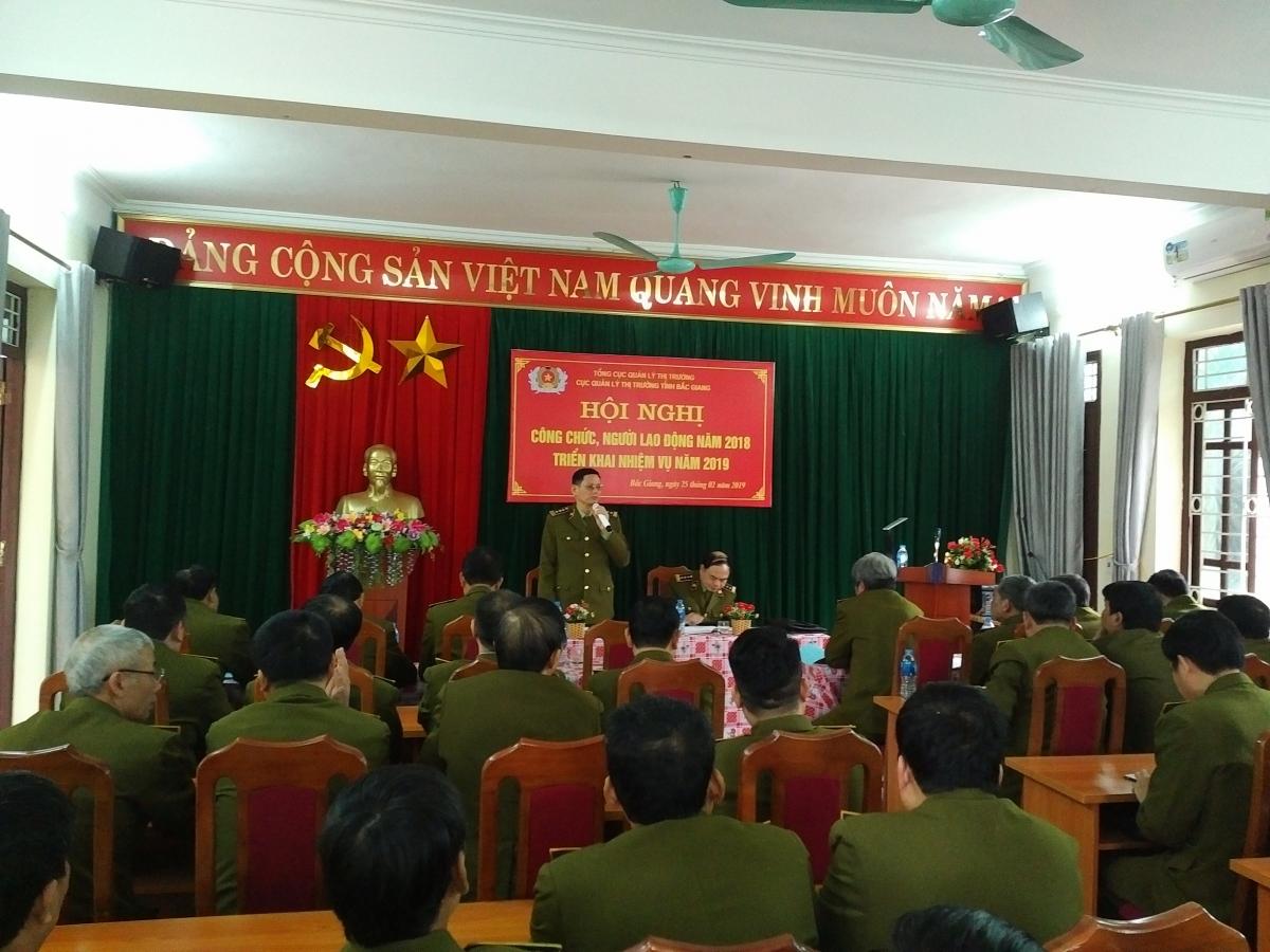 Cục Quản lý thị trường Bắc Giang tổ chức Hội nghị công chức, người lao động năm 2018