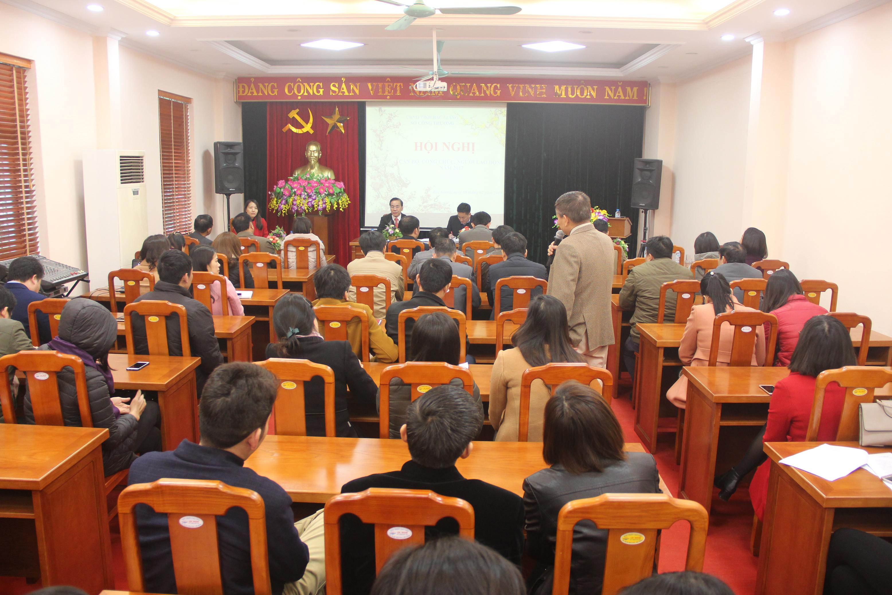 Sở Công Thương Bắc Giang tổ chức Hội nghị công chức, viên chức và người lao động năm 2018