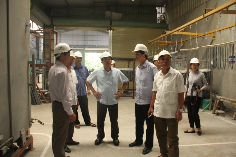 Phó Chủ tịch UBND tỉnh Bắc Giang thăm một số mô hình khuyến công
